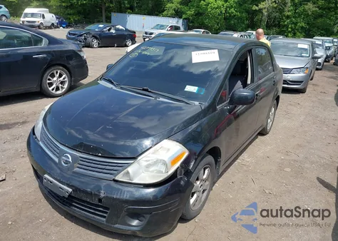 2007 Nissan Versa 1.8Sl из США, поврежденный, VIN 3N1BC11E17L436663